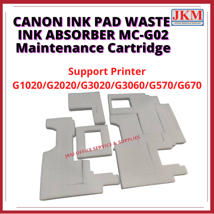 CANON WASTE INK PAD ABSORBER For G1000 G2000 G3000 G2010 G3010 G4010