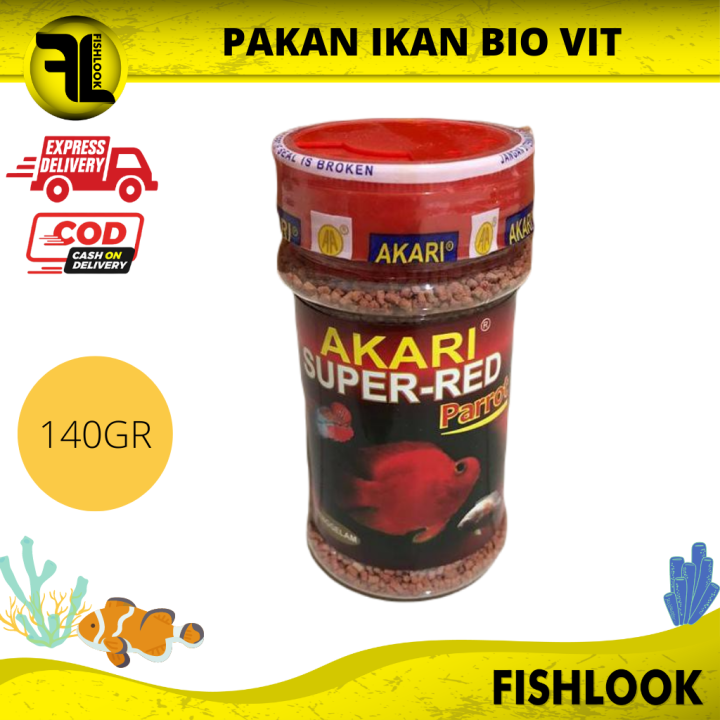 Akari Red Parrot 140g Pelet Parrot Lazada Indonesia