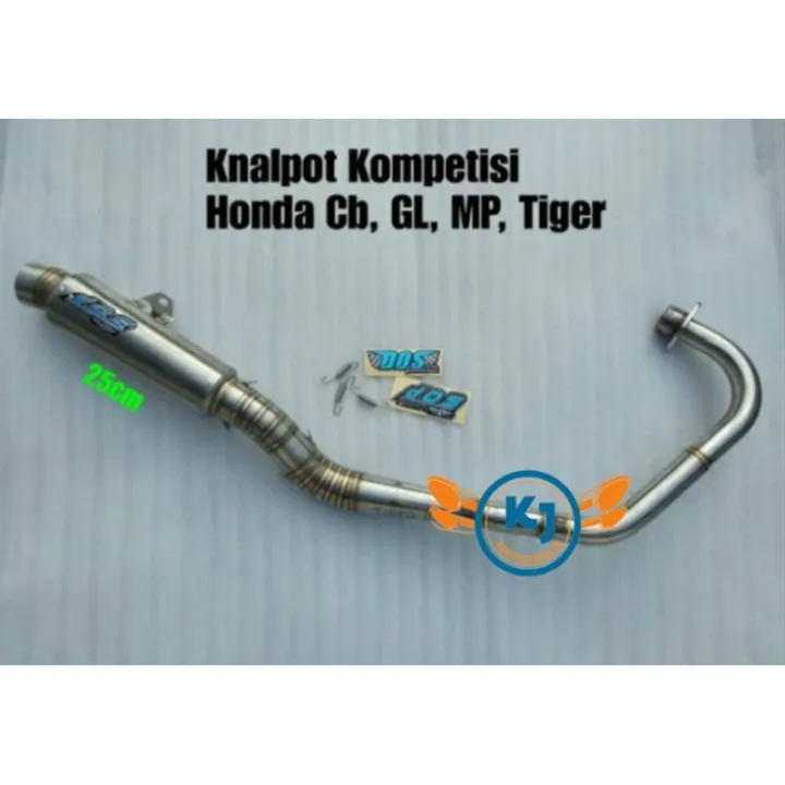 Knalpot Dos Muffler Original Jogja Kompetisi MP Gl Tiger CB GL PRO GL