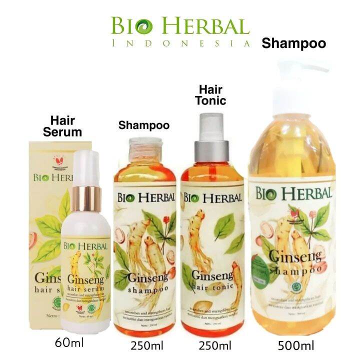 BIO HERBAL Ginseng Shampoo Hair Tonic Hair Serum Hair Care