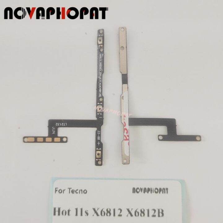 Novaphopat For Infinix Hot 11s X6812 X6812B Power On Off Volume Up Down