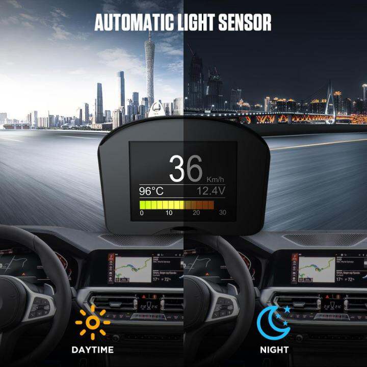 AUTOOL X50 Plus HUD Head Up Display Car OBD Smart Fuel Consumption