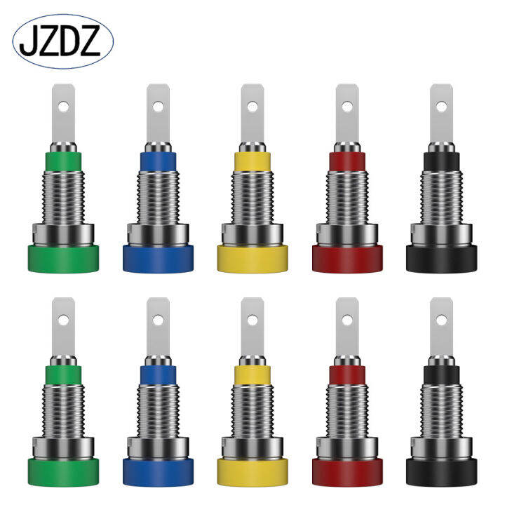 JZDZ 10pcs 2mm Banana Socket Binding Post Nut ปลกกลวยแจคขวตอ