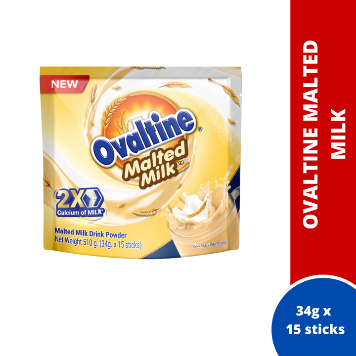 Ovaltine Malted Milk Convenient Bag G X Sticks Lazada