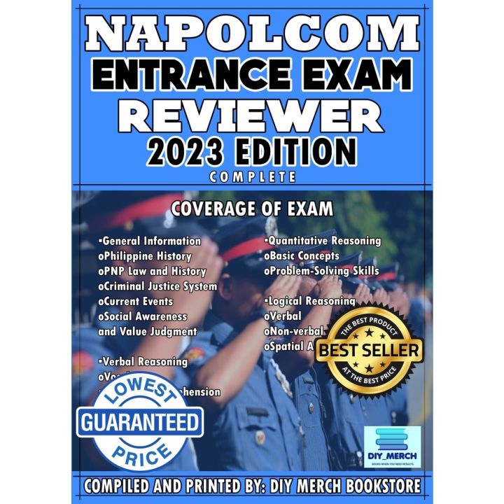 NAPOLCOM ENTRANCE EXAM REVIEWER 2023 Edition Book Lazada PH