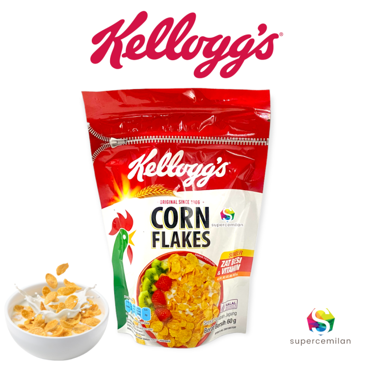 Kelloggs Kellogg S Corn Flakes Honey Froot Loops Sereal Pouch