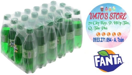 Thùng 24 chai nước ngọt fanta soda kem 300ml lốc 6 chai nước ngọt fanta