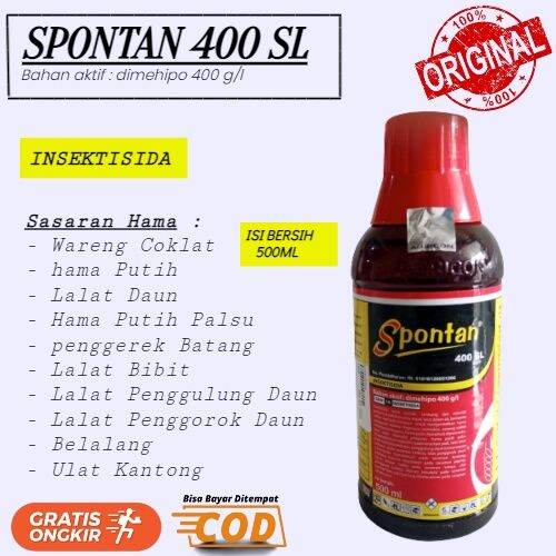 Insektisida Sistemik Dan Kontak Lambung Spontan 400 Sl 500 Ml Atau Obat