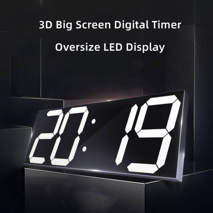 Cwchuhan Oversize Led Display Wall Clock D Big Screen Digital Timer