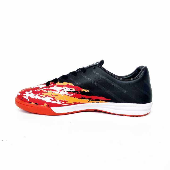 Sepatu Futsal Ortuseight Catalyst Chimera IN Black Red Terbaru Termurah