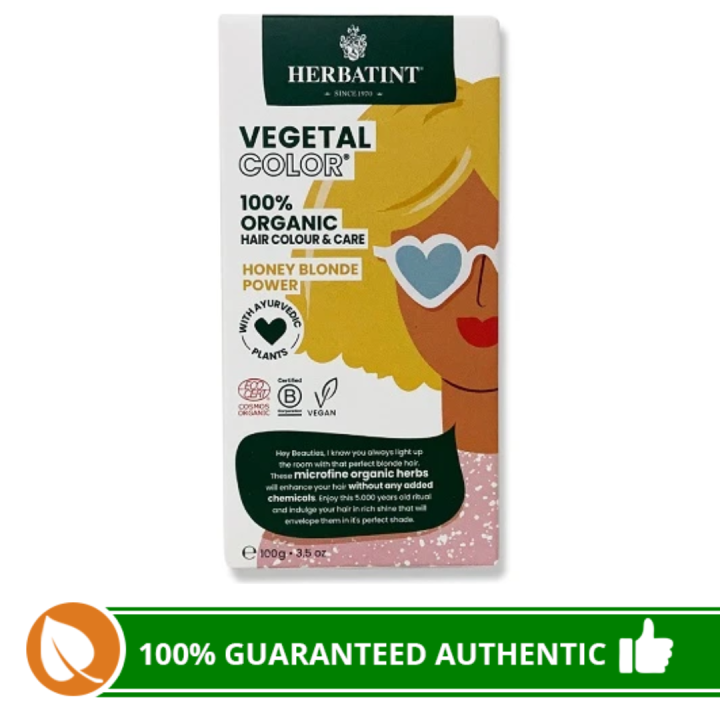 Herbatint Organic Vegetal Color Honey Blonde Power 100g Lazada PH