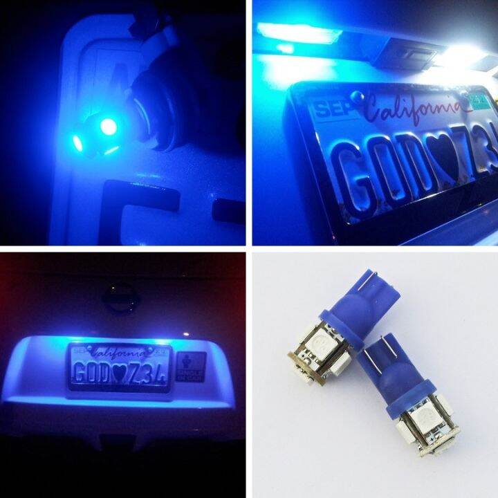 Lampu LED Jagung T10 SMD 5050 Senja Kota Sein 5 Titik Mata Mobil Motor