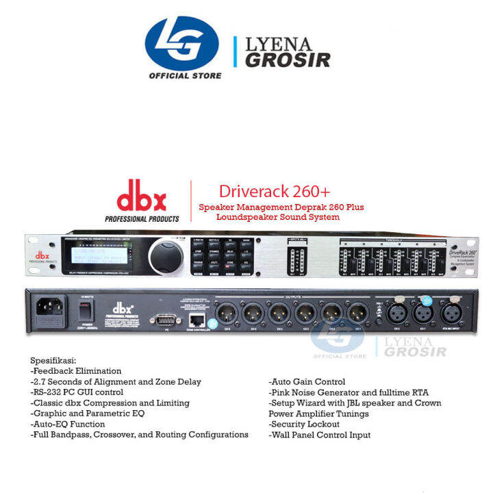 Speaker Management Driverack Dbx Deprak Plus Loundspeaker