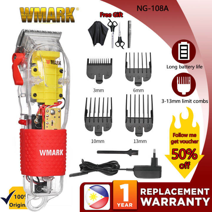 Wmark Ng A Transparent Hair Clipper Full Transparent Body Strong