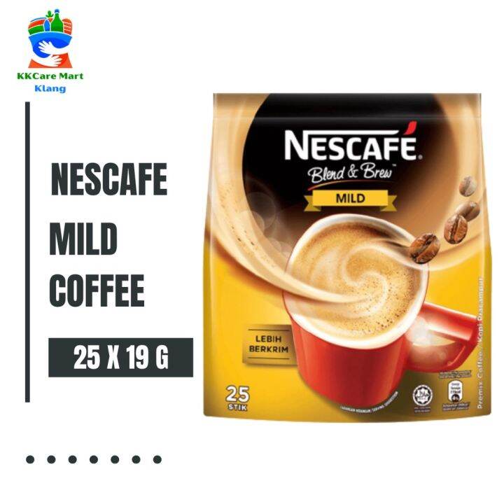 Nescafe Blend And Brew Mild 25 X 19g Lazada