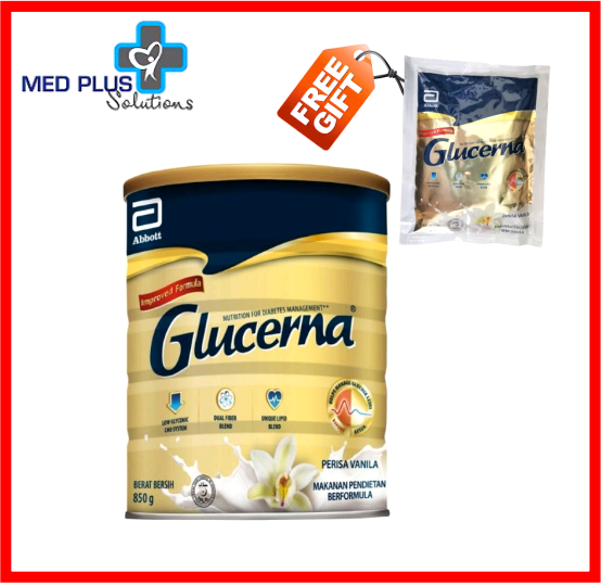 Glucerna Triple Care Vanilla G Exp Promo Free Sachet