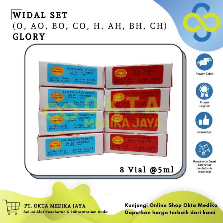 Reagen Widal Test 1 Set Glory Lazada Indonesia