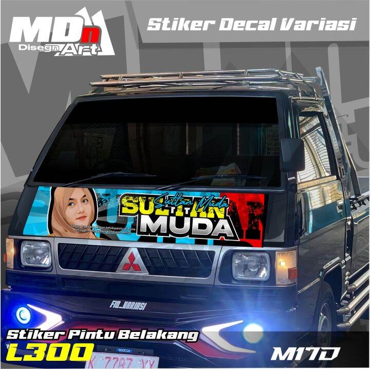 Stiker Decal Kabin Depan Pick Up Pick Up L300 FUTURA T120SS NEW CARRY