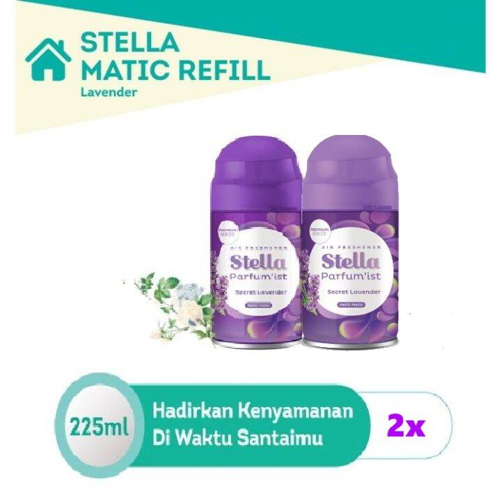 Stella Matic Reffil Secret Lavender X Ml Pengharum Ruangan