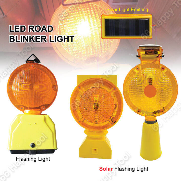 Flashing Light Blinker Yellow Traffic Caution Light Warning Light