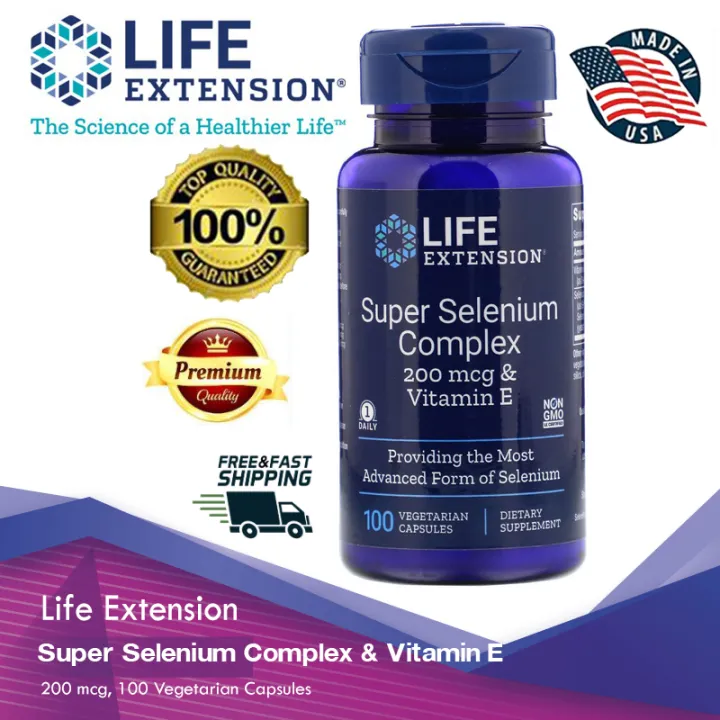 Life Extension Super Selenium Complex Vitamin E Mcg