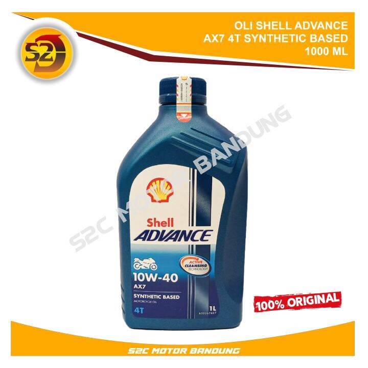 Oil Oli Shell Advance Ax Synthetic Based Ml Liter W Api Sn