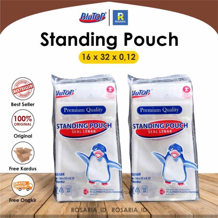 Standing Pouch X Plastik Stp Blutop Double Seal Lazada Indonesia