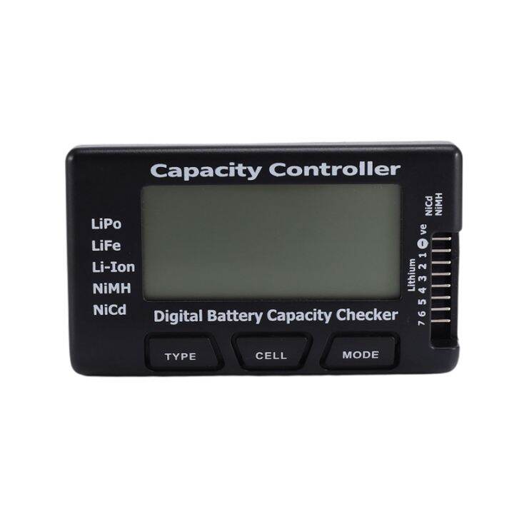 Rc Cell Meter Digital Battery Capacity Checker Controller For