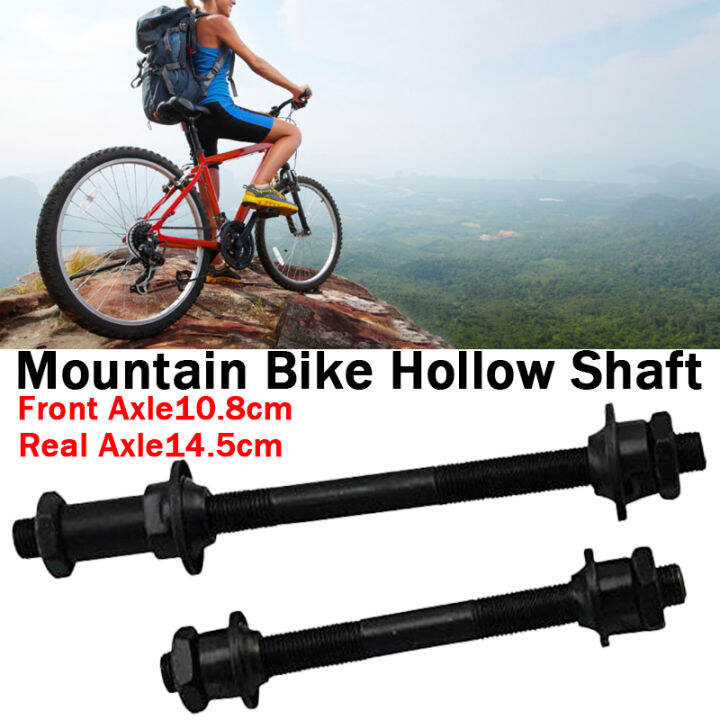 Mountain Bike Bicycle Quick Release Front Back Axles Hollow Hub Shaft