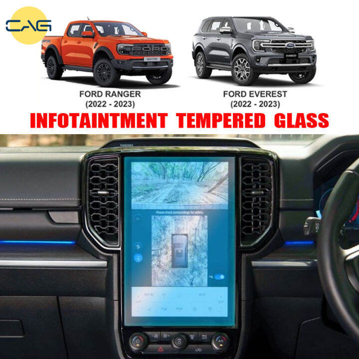 Tempered Glass Protective Film For 2023 2022 10 1inch 12inch Ford