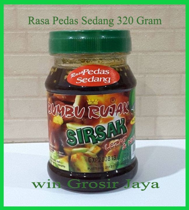 Bumbu Rujak Sirsak Rasa Pedas Sedang Bumbu Instan Untuk Petis Buah