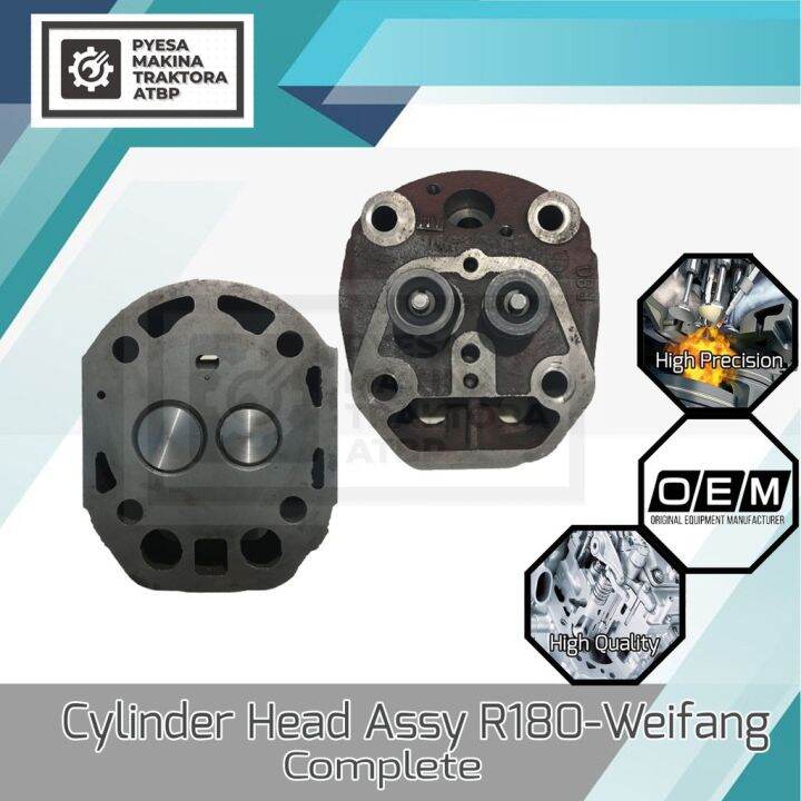 Cylinder Head Assembly Assy R180 Weifang Complete Lazada PH