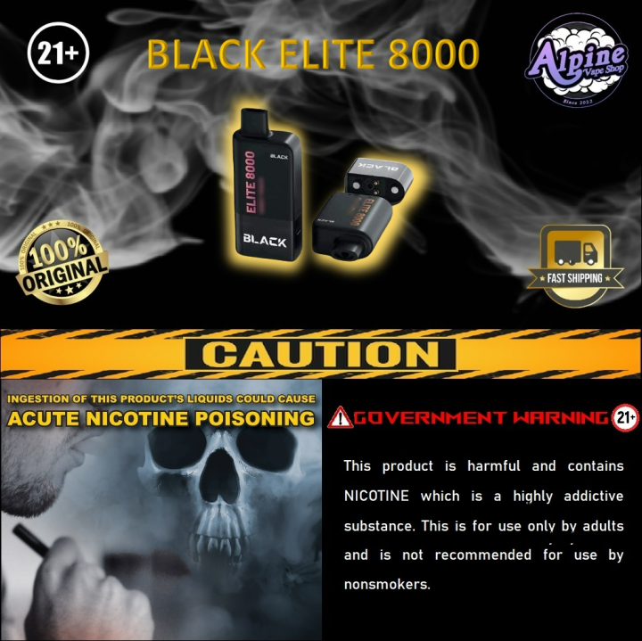 Black Elite Disposable Vape Pod Lazada Ph