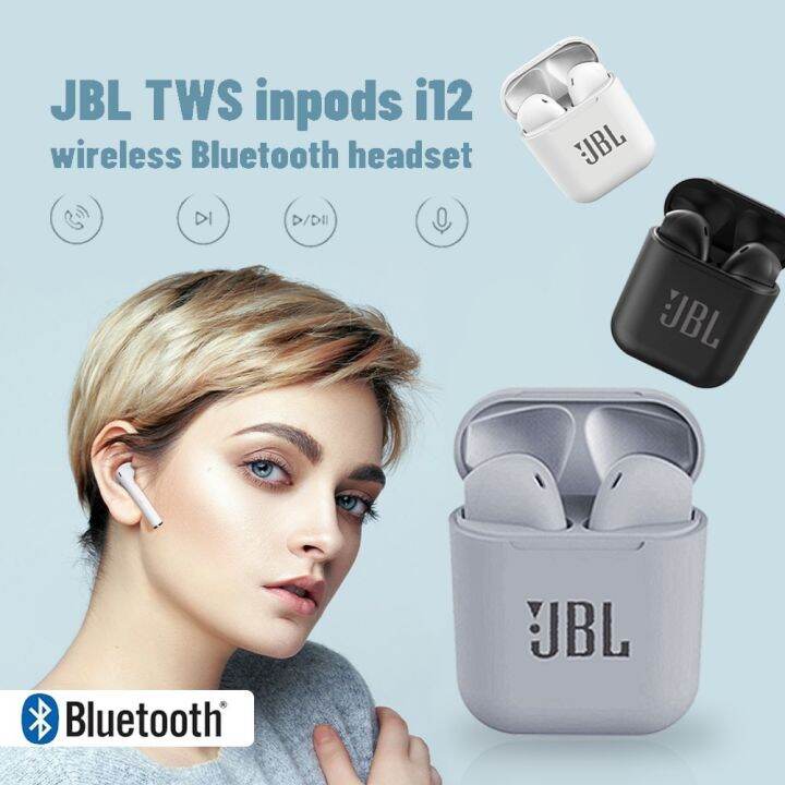 Handsfree Headset Bluetooth Inpods I Tws Wireless Earphone Bluetooth