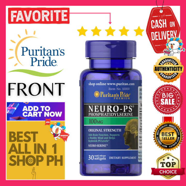 Puritans Pride NEURO PS Phosphatidylserine 100mg 30 Rapid Release