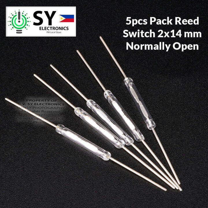 5pcs Pack Reed Switch 2 14 Mm Normally Open Magnetic Induction NO