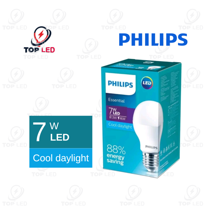 Philips Essential Led Bulb W E K Cool Day Light Lazada Indonesia