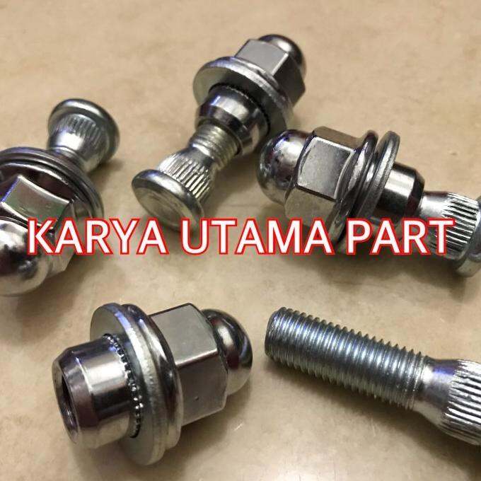 Baut Roda Original Mitsubishi Xpander Pajero Sport Dan Triton Lazada