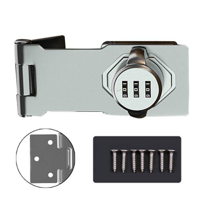 Zinc Alloy Drawer Code Lock 3 Digit Combination Cabinet Lock Mechanical