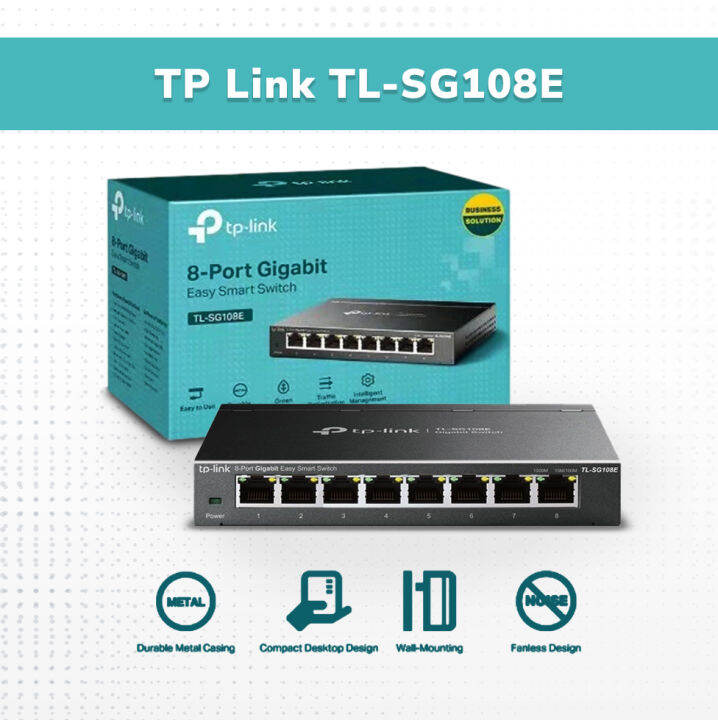 TP Link TL SG108E 8 Port Gigabit Easy Smart Switch Lazada PH