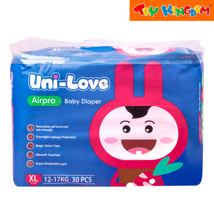 Uni Love Airpro Baby Diaper 30 Pads Extra Large Lazada PH