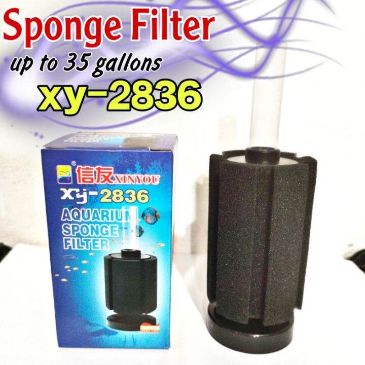 Sponge Filter For Aquarium Xinyou Xy 2835 And Xy 2836 Suitable For 35