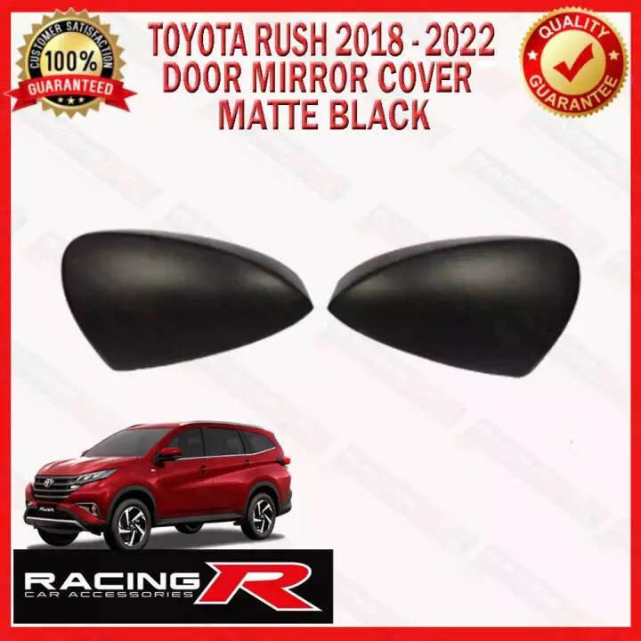 Toyota Rush To Door Side Mirror Garnish Cover Matte Black