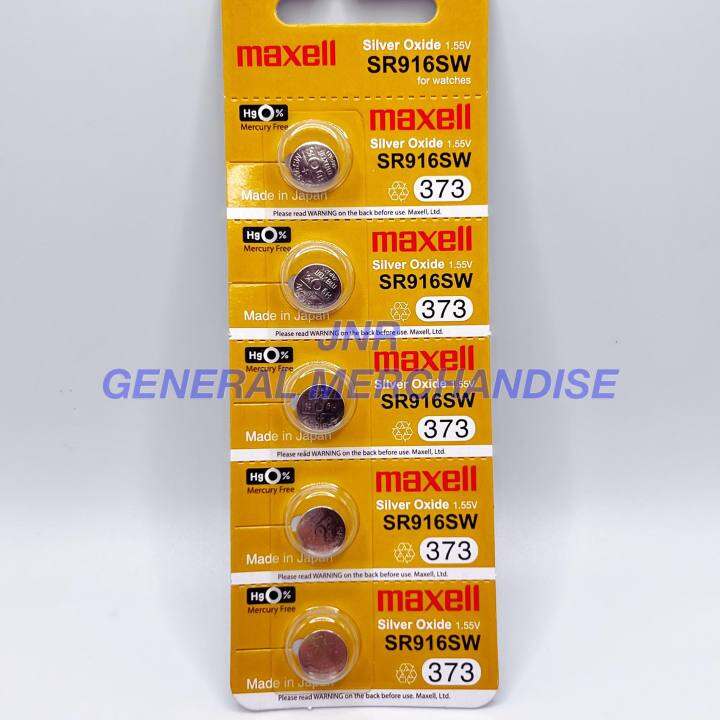 Maxell Sr Silver Oxide Battery Sr Sw Per Pad Or Per Piece