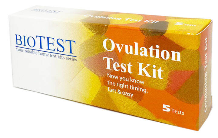 BioTest Ovulation Test Kit Cassette 5s Lazada