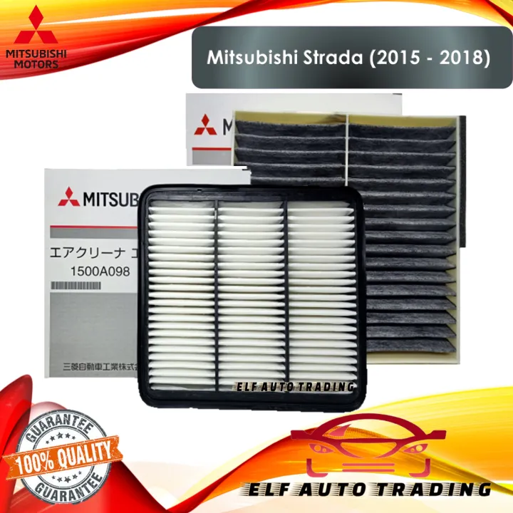 Combo Engine Air Filter And Charcoal Cabin Filter For Mitsubishi Strada