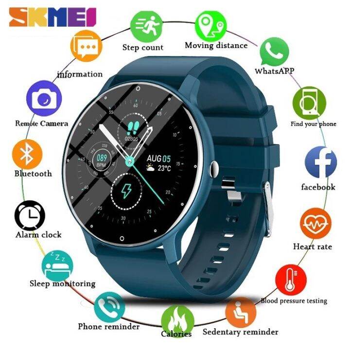 Malaysia StockSKMEI Smart Watch Waterproof Fitness Tracker Full Touch