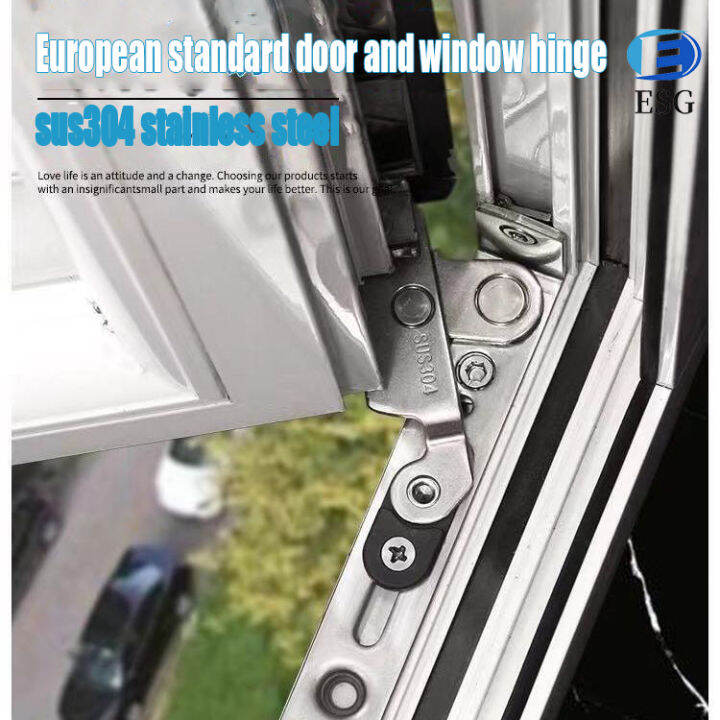 Pair Casement Window Hinges Stainless Steel Concealed Hinges Friction