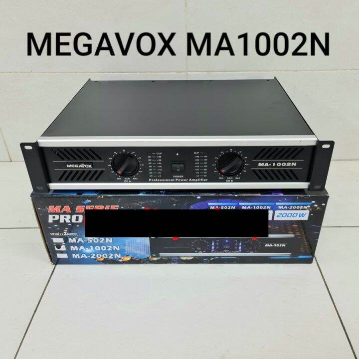 MEGAVOX MA 1002 POWER AMPLIFIER PROFESSIONAL MA1002 Lazada Indonesia