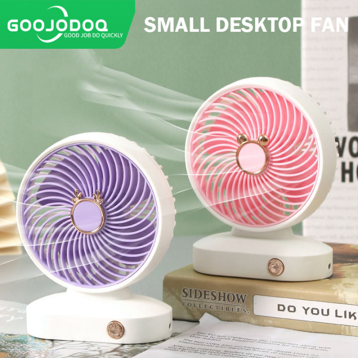 Goojodoq New Kipas Angin Mini Genggam Desktop Mini Fan Usb Charging